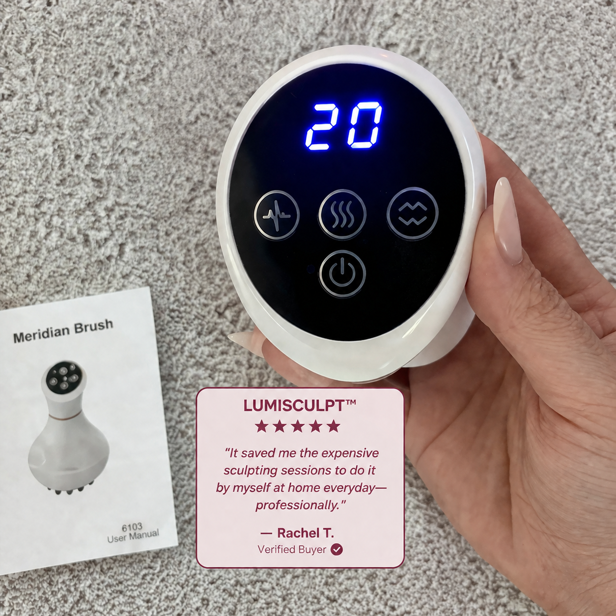 LumiSculpt™ red light body sculpting massager